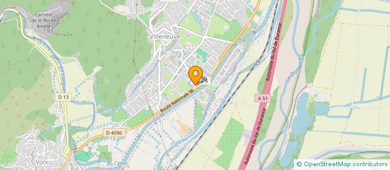 localisation de l'entreprise SCI LES FARIGOULES  VILLENEUVE