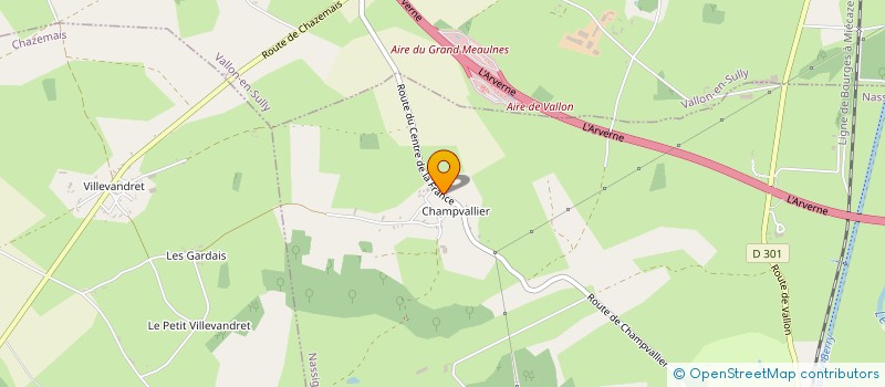 localisation de l'entreprise SCI LES FARILLATS  NASSIGNY