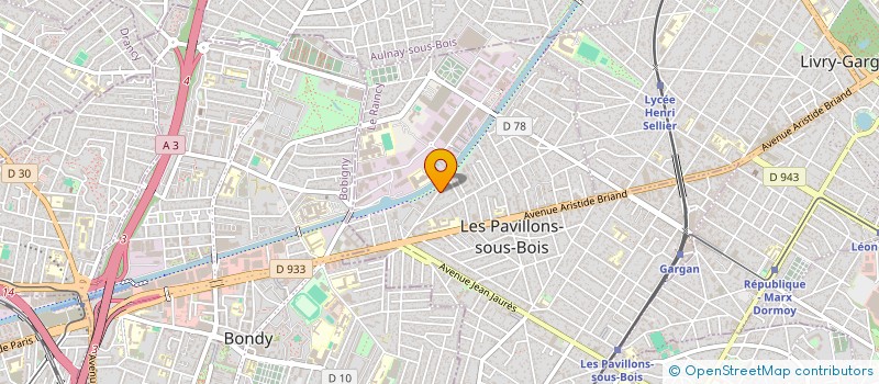 localisation de l'entreprise SCI LES FAUCONS à LES PAVILLONS-SOUS-BOIS