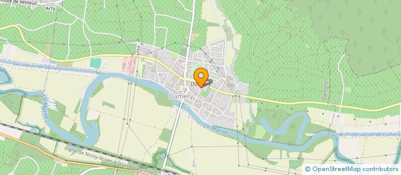 localisation de l'entreprise SCI LES FAUSSES SUFFIES  DAMERY
