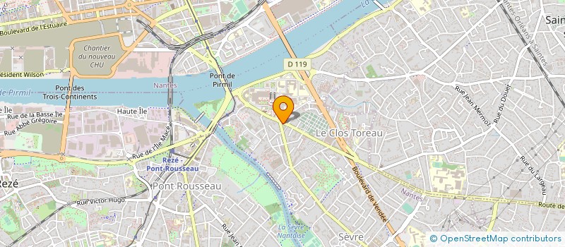 localisation de l'entreprise SCI LES FAUVES à NANTES