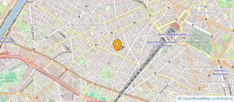 localisation de l'entreprise SCI LES FAUVETTES  PARIS