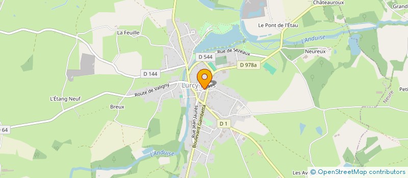 localisation de l'entreprise SCI LES FAUVETTES à LURCY-LEVIS