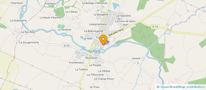 localisation de l'entreprise SCI LES FAVIS RABASTINOIS à BELABRE