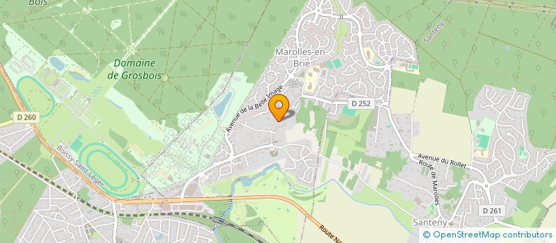 localisation de l'entreprise SCI LES FAVORITES  MAROLLES-EN-BRIE