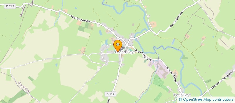 localisation de l'entreprise SCI LES FAYARDS  GRAND-FAYT