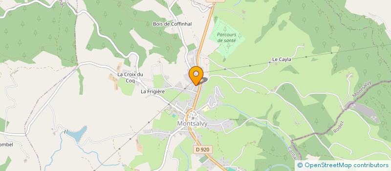 localisation de l'entreprise SCI LES FAYDITS DE LA TOURETTE à MONTSALVY