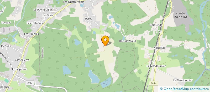 localisation de l'entreprise SCI LES FAYES  AMBAZAC