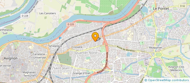 localisation de l'entreprise SCI LES FELIBRES  AVIGNON