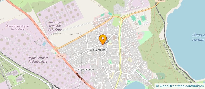 localisation de l'entreprise SCI LES FELIBRES  FOS-SUR-MER