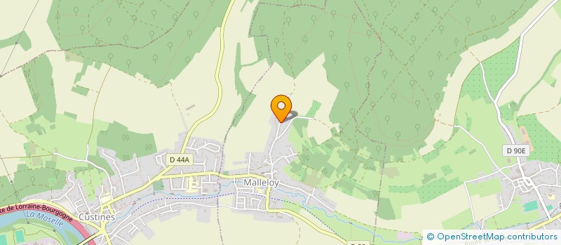 localisation de l'entreprise SCI LES FELINS  MALLELOY