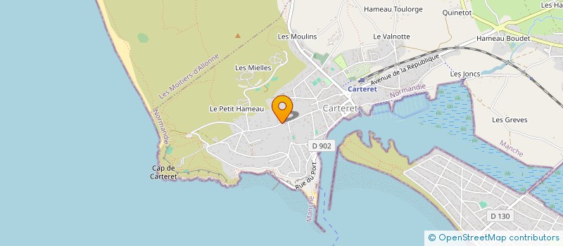 localisation de l'entreprise SCI LES FERMES DE CARTERET à BARNEVILLE-CARTERET