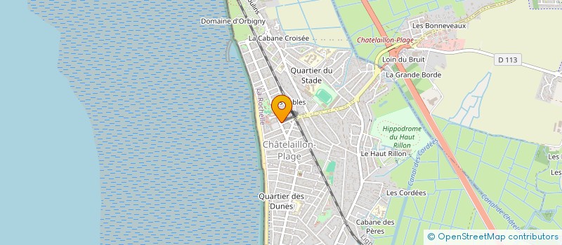 localisation de l'entreprise SCI LES FERMES DE L'OCEAN à CHATELAILLON-PLAGE