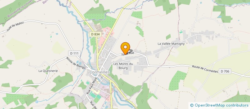 localisation de l'entreprise SCI LES FERMES DE LA CALONNE  SAINT-PIERRE-DE-CORMEILLES