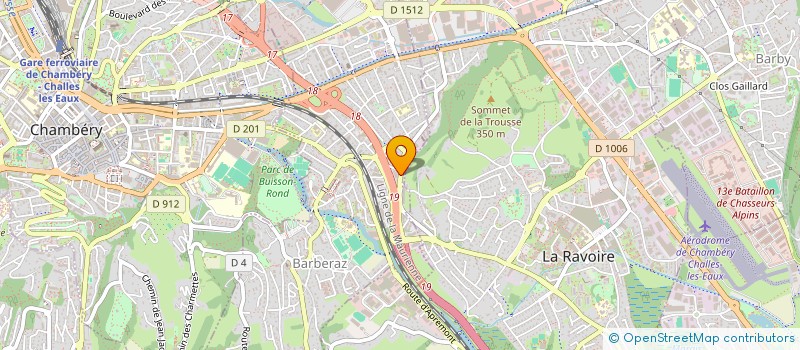 localisation de l'entreprise SCI LES FERMES DE VAL D'ISERE 1  BARBERAZ