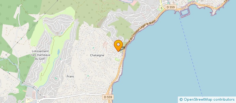 localisation de l'entreprise SCI LES FERRAGES à SAINTE MAXIME