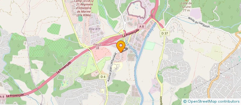 localisation de l'entreprise SCI LES FERRIERES à FREJUS