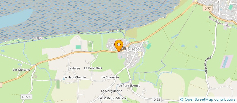 localisation de l'entreprise SCI LES FERRIERES  CORSEPT