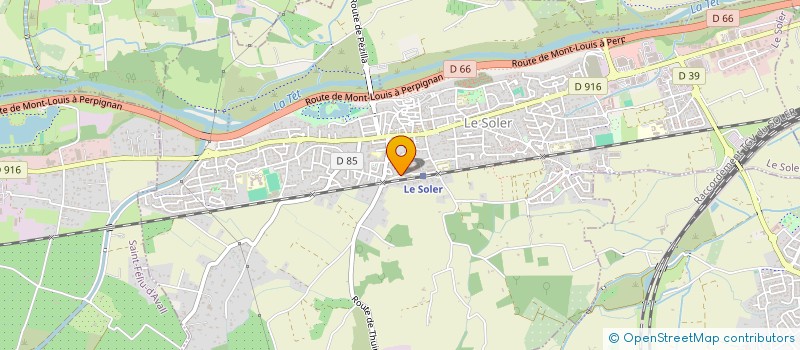 localisation de l'entreprise SCI LES FERRIERES  LE SOLER