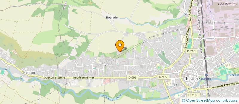 localisation de l'entreprise SCI LES FEUILLANTINES  ISSOIRE