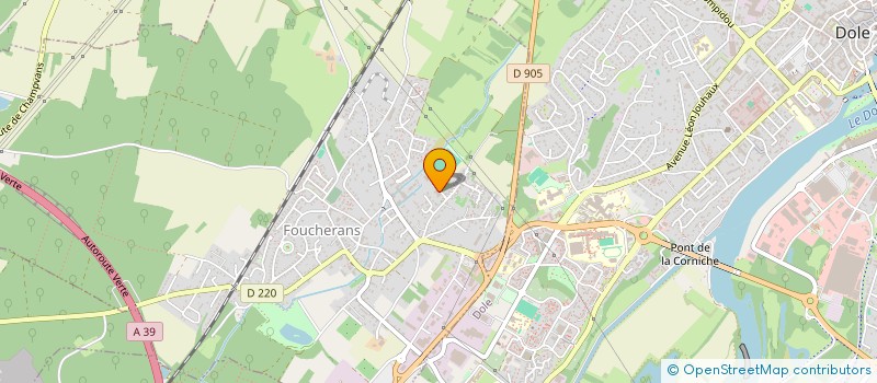 localisation de l'entreprise SCI LES FEUILLUS  FOUCHERANS