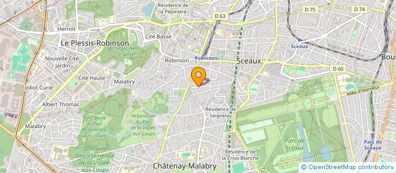 localisation de l'entreprise SCI LES FEUX DE LA SAINT JEAN à SCEAUX