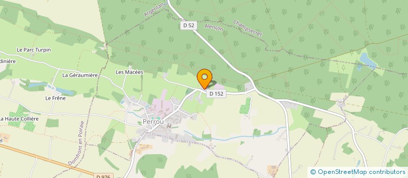localisation de l'entreprise SCI LES FIEFFES à DOMFRONT-EN-POIRAIE