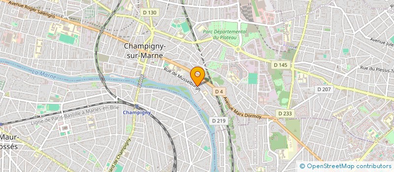 localisation de l'entreprise SCI LES FIGUIERS à CHAMPIGNY-SUR-MARNE