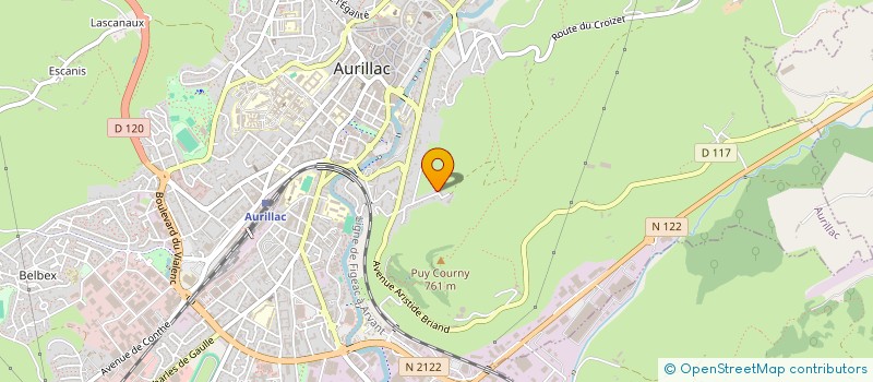 localisation de l'entreprise SCI LES FIGUIERS à AURILLAC