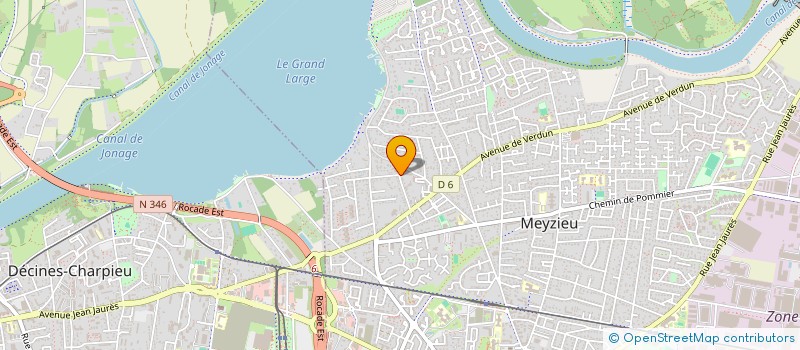 localisation de l'entreprise SCI LES FIGUIERS  MEYZIEU