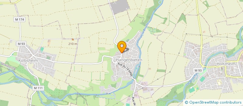 localisation de l'entreprise SCI LES FIGUIERS  HANGENBIETEN