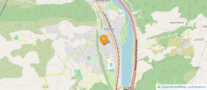 localisation de l'entreprise SCI LES FILAOS  SISTERON