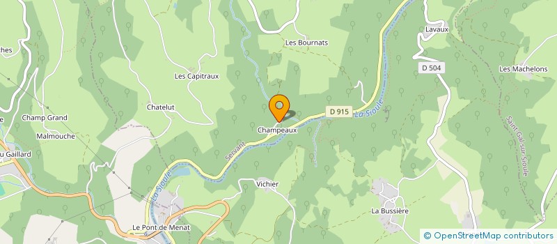 localisation de l'entreprise SCI LES FILAOS  SERVANT