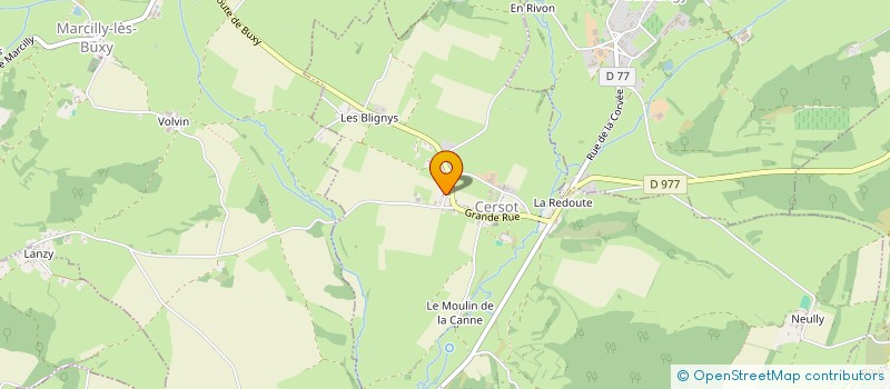 localisation de l'entreprise SCI LES FILAOS  MESSEY-SUR-GROSNE