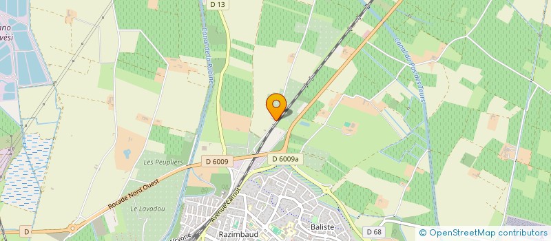 localisation de l'entreprise SCI LES FILAOS à NARBONNE