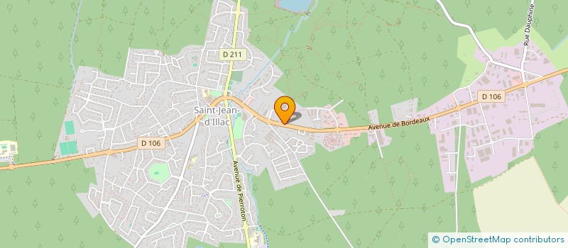 localisation de l'entreprise SCI LES FILLES  SAINT-JEAN-D'ILLAC