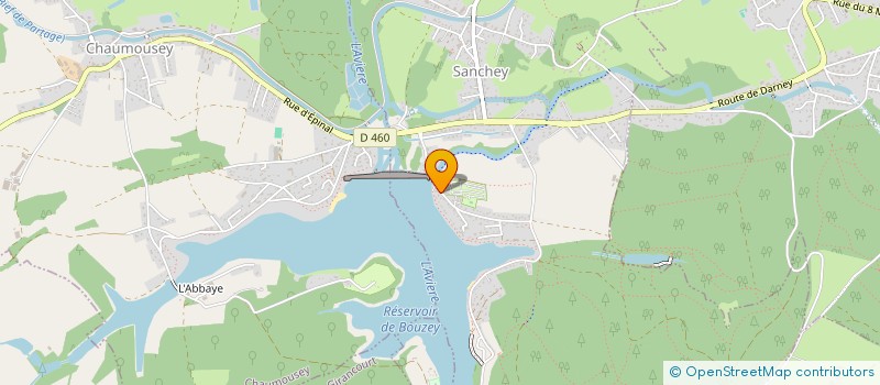 localisation de l'entreprise SCI LES FILLES DU LAC  SANCHEY