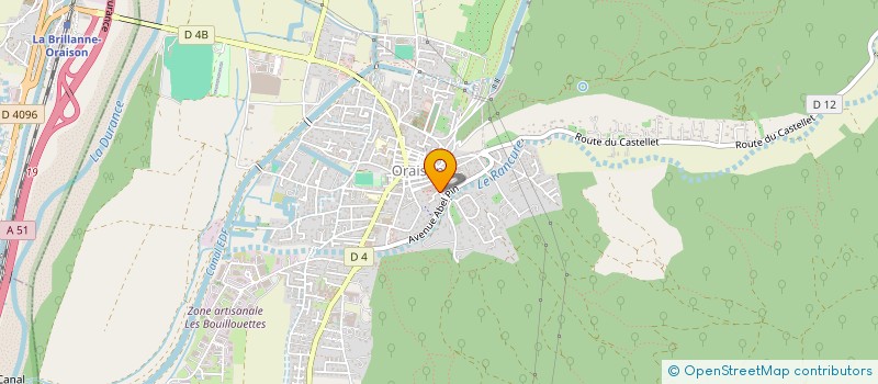 localisation de l'entreprise SCI LES FILOUX  ORAISON