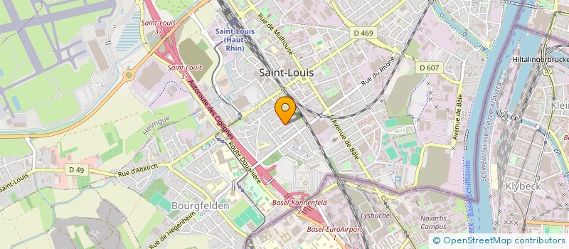 localisation de l'entreprise SCI  LES FILS D EUGENE CHARON  SAINT-LOUIS