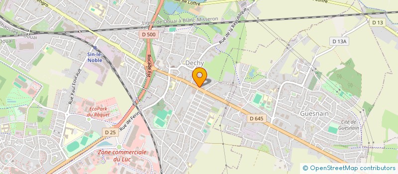 localisation de l'entreprise SCI LES FILS DE MINEURS  DECHY