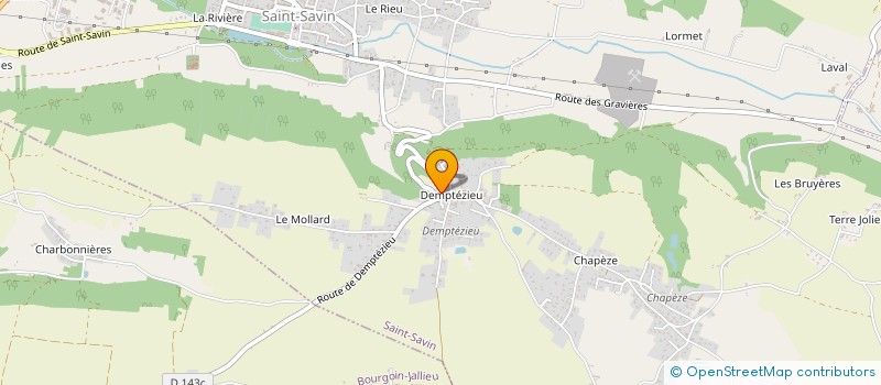 localisation de l'entreprise SCI LES FILS DE SACI à SAINT-SAVIN