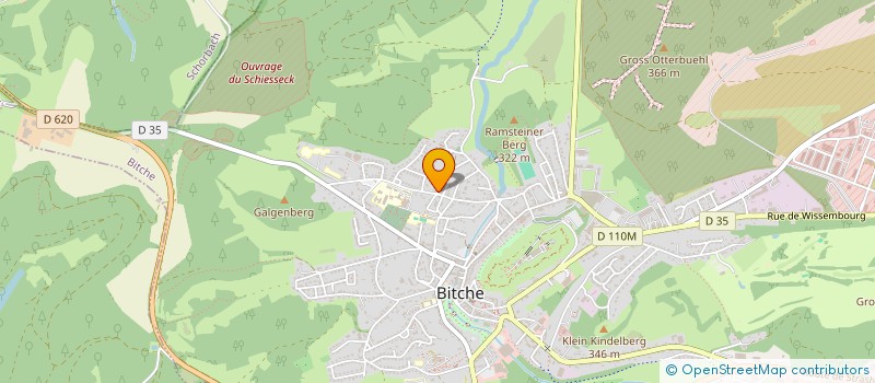 localisation de l'entreprise SCI LES FIORETTI  BITCHE