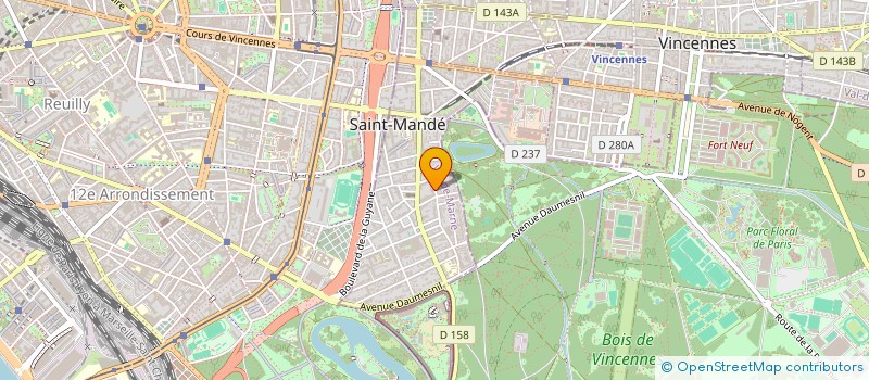 localisation de l'entreprise SCI LES FIZ à SAINT-MANDE