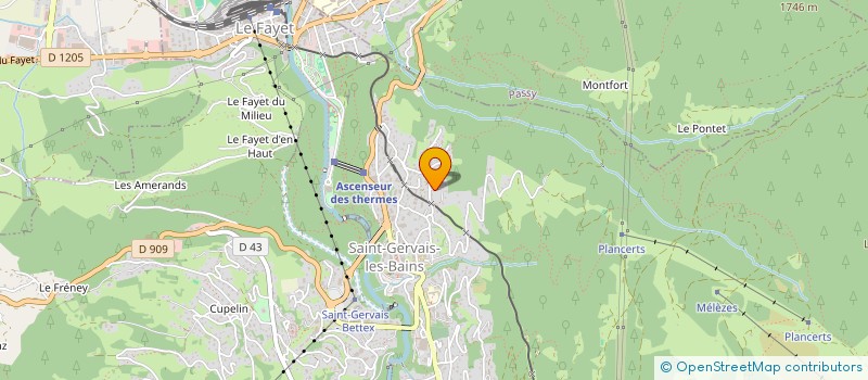 localisation de l'entreprise SCI LES FIZ  SAINT-GERVAIS-LES-BAINS