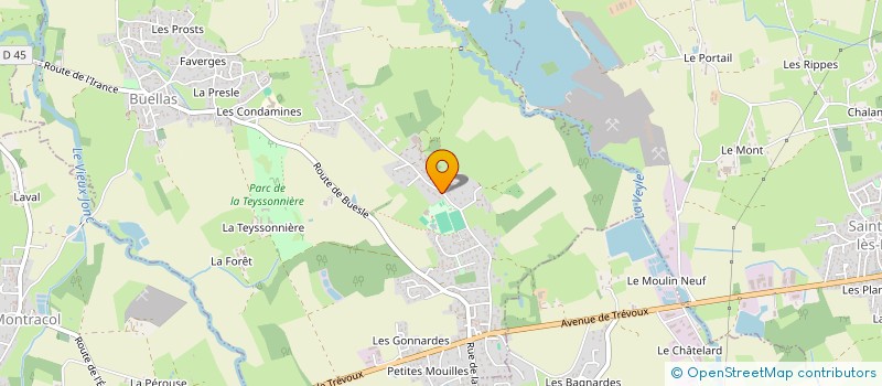 localisation de l'entreprise SCI LES FIZZZ  BUELLAS