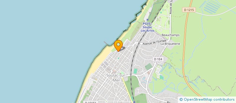 localisation de l'entreprise SCI LES FLAMANDS  SOULAC-SUR-MER