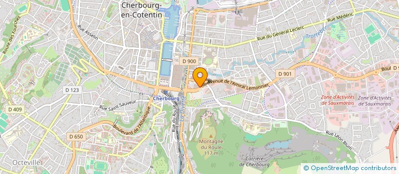 localisation de l'entreprise SCI LES FLAMANDS à CHERBOURG-EN-COTENTIN