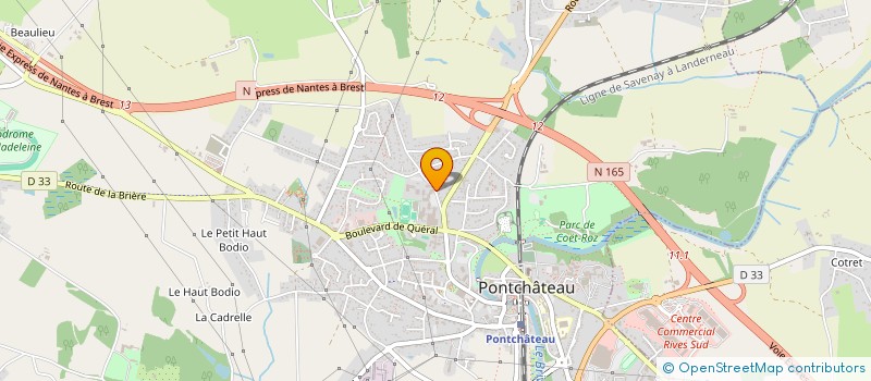 localisation de l'entreprise SCI LES FLAMANDS ROSES  PONTCHATEAU