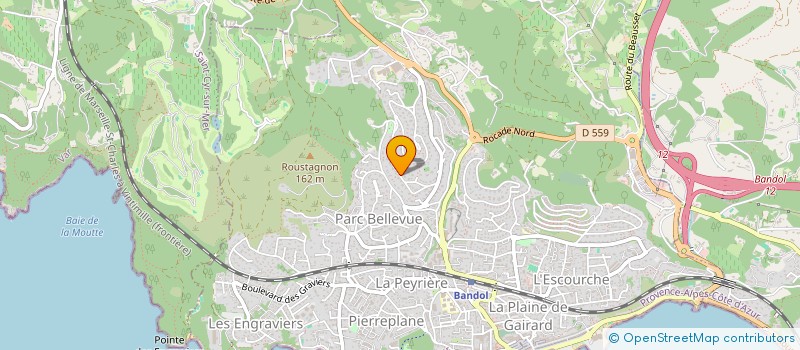 localisation de l'entreprise SCI LES FLAMBOYANTS  BANDOL