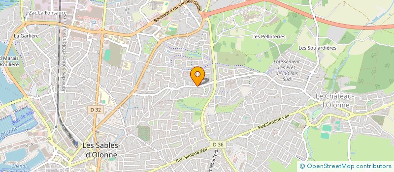 localisation de l'entreprise SCI LES FLAMBOYANTS à LES SABLES D'OLONNE